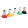 5 Pcs High Pressure Cleaning Spray Nozzle Multi Angle Strong