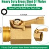 Therwen 4 Pack Garden Hose Shut off Valve Heavy Duty