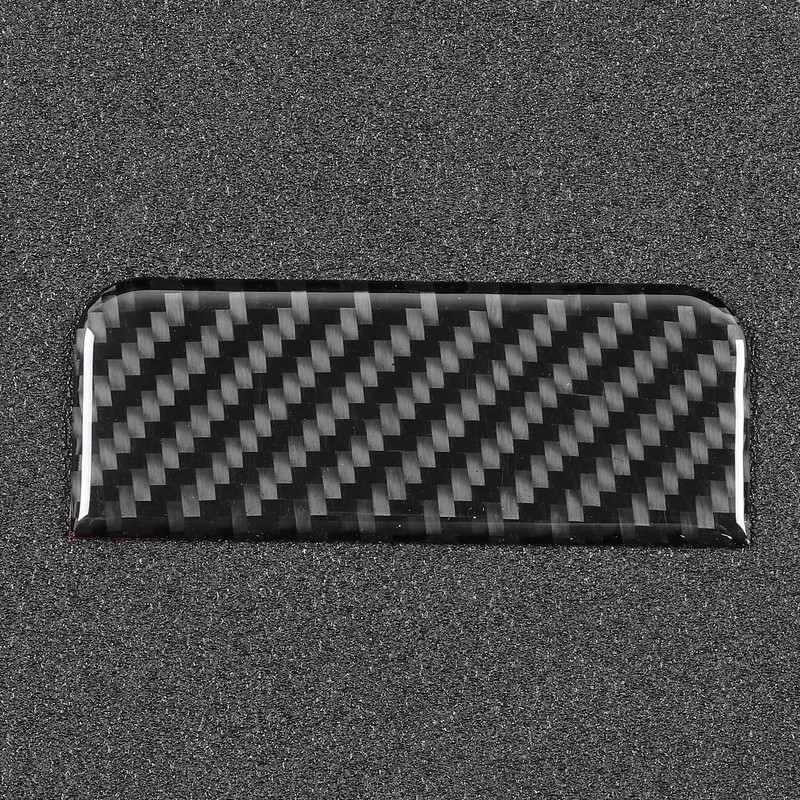 Carbon Fiber Copilot Storage Box Handle Trim Cover Fit for