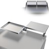 Reversible Griddle Warming Rack/Shelf for Blackstone 28" Griddle, 2-Pack SS