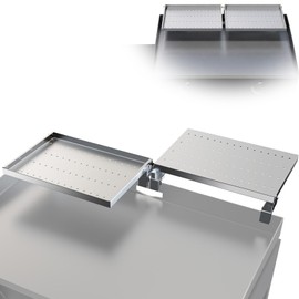 Reversible Griddle Warming Rack/Shelf for Blackstone 28" Griddle, 2-Pack SS