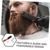 Mikinona 3PCs Beard Brush Set Travel Bag Professional Barber Kit
