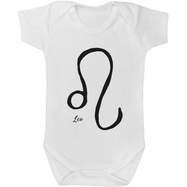 Azeeda 3-6 Month 'Leo Zodiac Symbol' Baby Grow/Bodysuit (GR00128019)