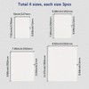 SOFPLATE 12Pcs White Picture Mat Kit Picture Frame Backing Board