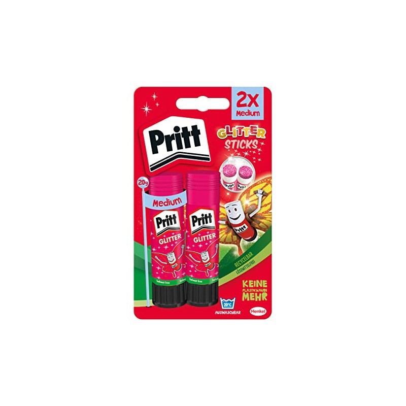 Pritt PPST2 - Colla stick, 2 pz, colore: Rosa