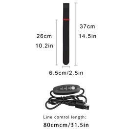 5 V Lens Warmer, USB Lens Heater, Lens Heater USB, Lens Heater Camera, USB Lens Heater Warmer, Lens Dew Heater with Temperature Control, Three Temperatures to Protect the Camera from Water Fog