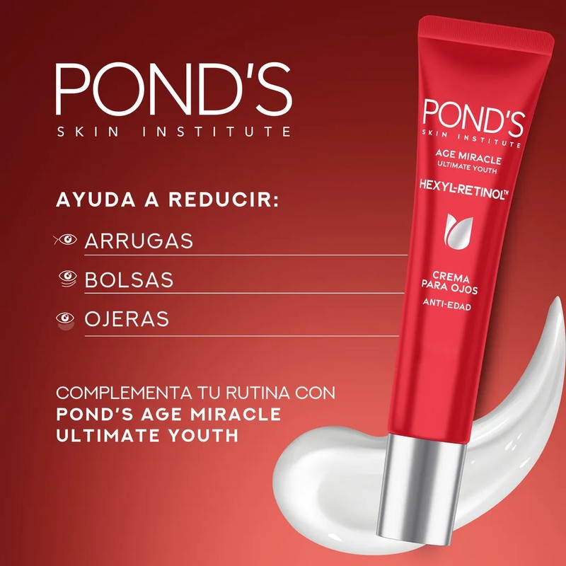Pond's Age Miracle Contorno de Ojos | Con Hexyl-Retinol Antiedad