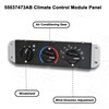 MuHize 55037473AB Heater Climate Control Module Panel, A/C Control Switch