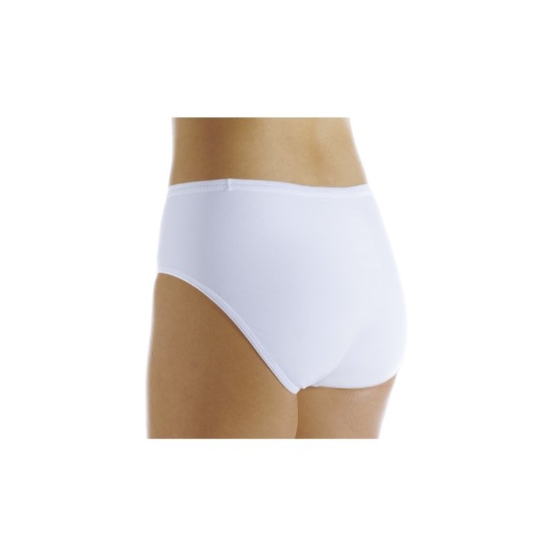 Hush Hush 3-Pack Women's Seamless Light Absorbency Panties White 1X