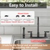 GBBNE Kitchen Faucet with Sprayer 2 Handle Kitchen Sink Faucets