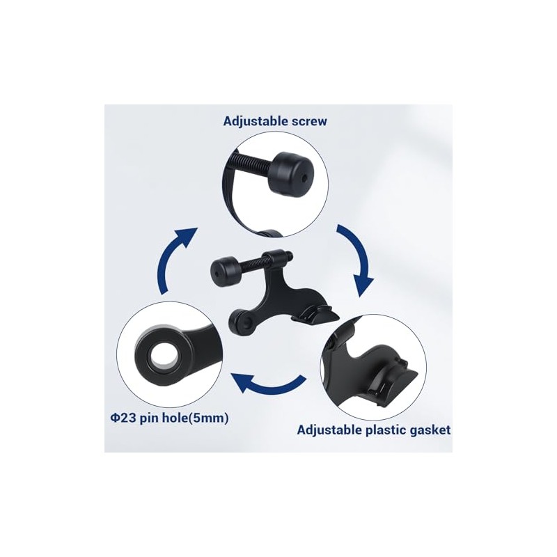 HOME MASTER HARDWARE Tope de puerta con pasador de bisagra,