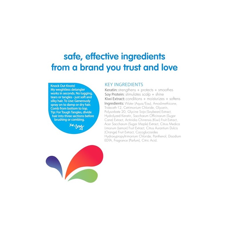 SoCozy Detangler + Leave-In Conditioner, Fruity-tutti, 8 Fluid Ounce