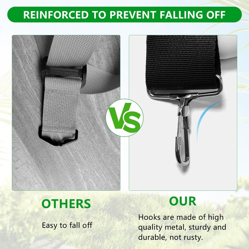 Brush Cutter Carry Strap, Nylon Shoulder Strap Trimmer Straps, Adjustable