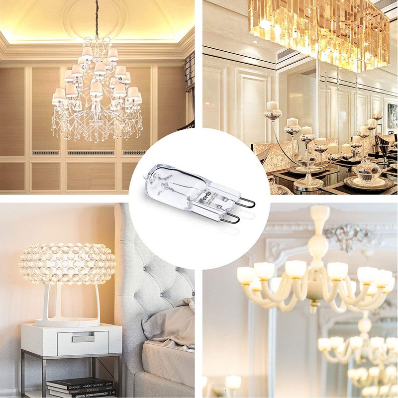 GMY G9 Halogen Bulbs 28W (29W) 230V 320Lm 2800K Warm