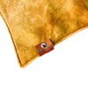 Dog Bandana with Metal Clasp, Waterproof and Adjustable (Yellow, M)