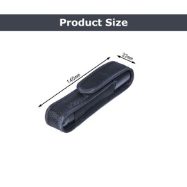 JDCMEI Pack of 2 Torch Holster, Torch Bag Belt LED Flashlights Holster Bag Tactical Torch Bag Holder Flashlight Bag for Hunting, Camping, Hiking Outdoors