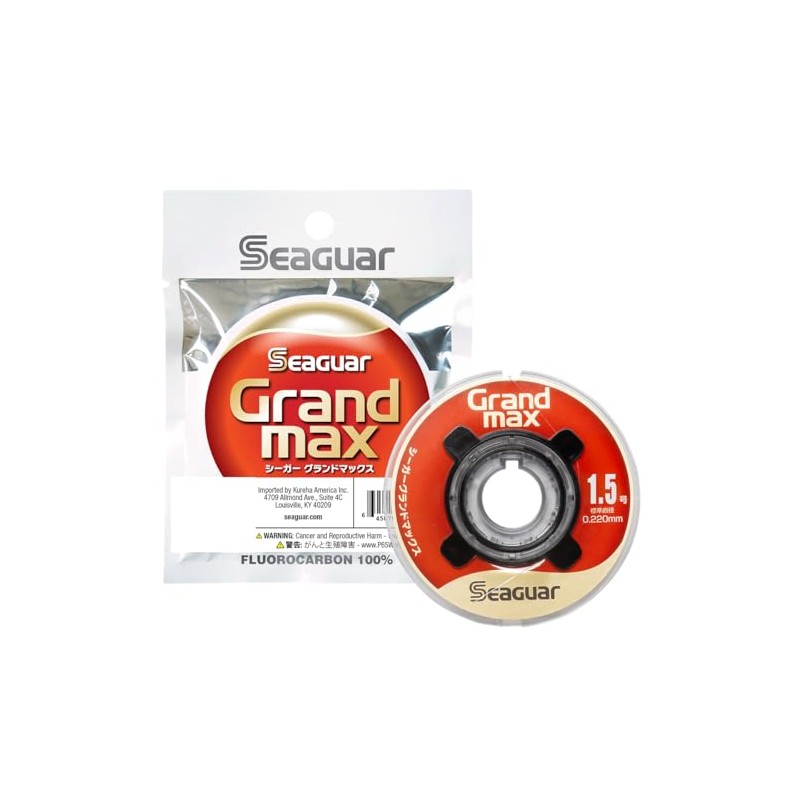 Seaguar Fluorocarbon Fishing Line JDM Grand Max 66yd, 8LB, Clear