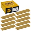 Dura-Gold Premium 1" x 4" Gold Sandpaper Micro Sheets, 600