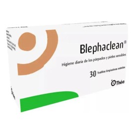Toallitas Limpiadoras Blephaclean Caja Con 30 Toallas Para Párpados Y Pestañas