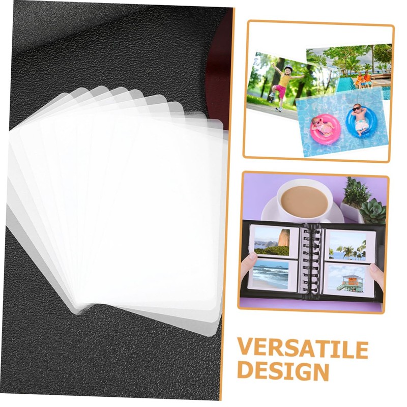 GRIRIW 100pcs Laminating Sheets Laminating Film Lamination Paper Lamination Supplies