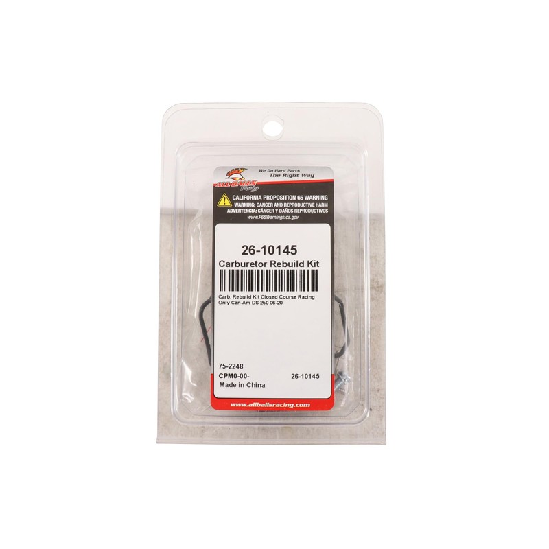 All Balls 26-10145 Carburetor Rebuild Kit Compatible With/Replacement For Can-Am