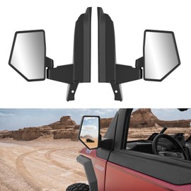 XUTVOTOR Side Mirrors for Polaris Xpedition XP/ADV, Adjustable Folding Rearview Mirrors w/A-pillar Mounts for Polaris Xpedition XP XP5/ ADV ADV5 Ultimate/NorthStar 2024 Accessories, Replace #2884491
