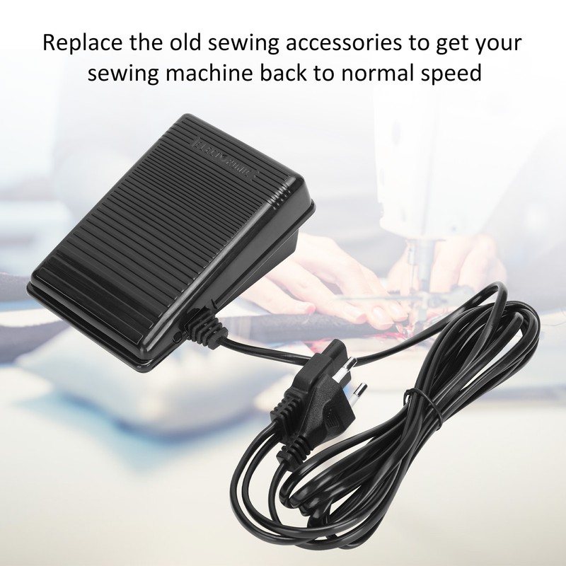 Foot Pedal 3‑Hole Round Pin with Power Cord Multifunctional Household