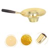 Ipetboom Copper Tea Strainer with Delicate Handle Creative Flower Shape