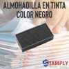 Sello Automático Empresarial, 1.4 x 3.8 cm, Frases Comerciales, Tinta
