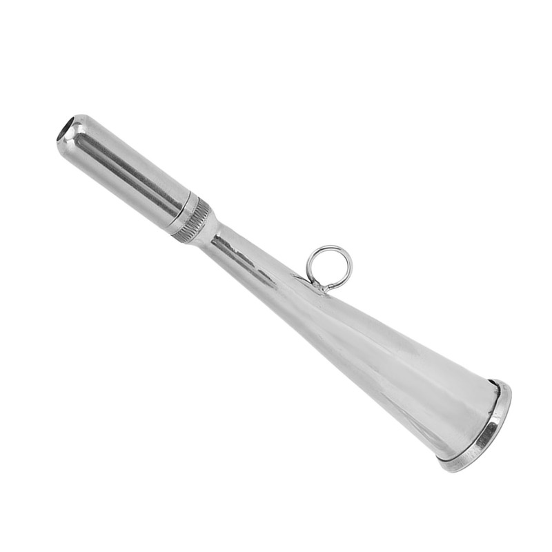 Fog Horn Removable Mouthpiece Stainless Steel Clear Sound Lightweight Portable