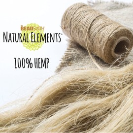 The Beadsmith 100% Hemp Cord – Vintage Colors – .55mm, 40 Foot Spool, 10LB Test Strength – Twine for Jewelry Making, Macrame, Paper Crafts, Gardening, Scrapbooking, Home Décor, DIY String Art & More