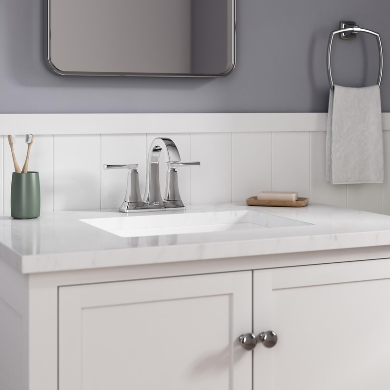 American Standard 7426201.002, Belmeade Two-Handle 4-Inch Centerset Bathroom Faucet, Chrome