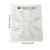Folded Star Hot Pad Interfacing Templates Sewing Stencil Guide Ruler