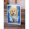 Caroline's Treasures Lakeland Terrier My Angel Greeting Cards Pack of