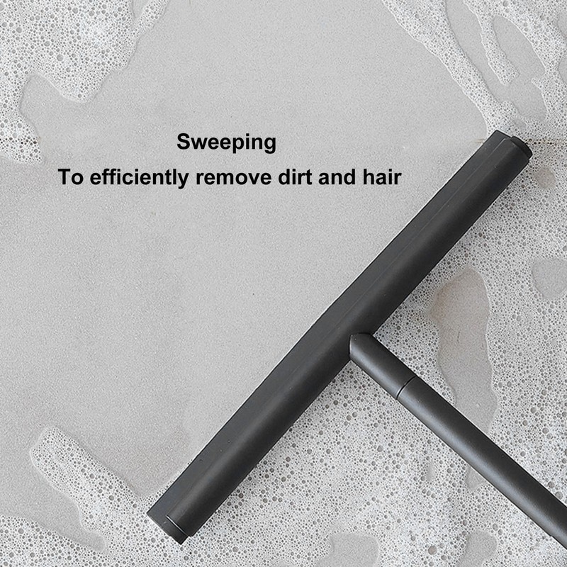 Floor Squeegee with Long Handle Silicone Squeegee for Bathroom Home