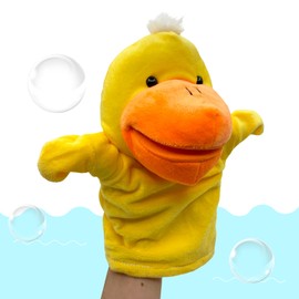 PLAYZOCO Hand Puppet with Chicken, Hand Puppet, Chicken Hand Puppet, Finger Puppet, Animal Puppet, Educational Toy, Material Cotton and PP, Size 25 cm, Chicken Design