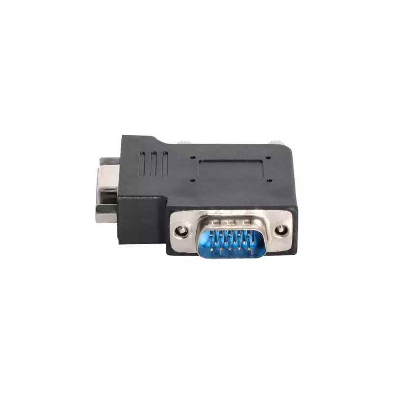 NFHK 수직 플랫 왼쪽 각도 90도 VGA SVGA 남성 대