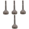 Operitacx 4pcs Ground Rod Driver Hammer Drills Stainless Steel Tool