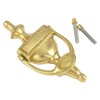Merriway BH05676 Georgian Urn Style Polished Brass Door Knocker, 150