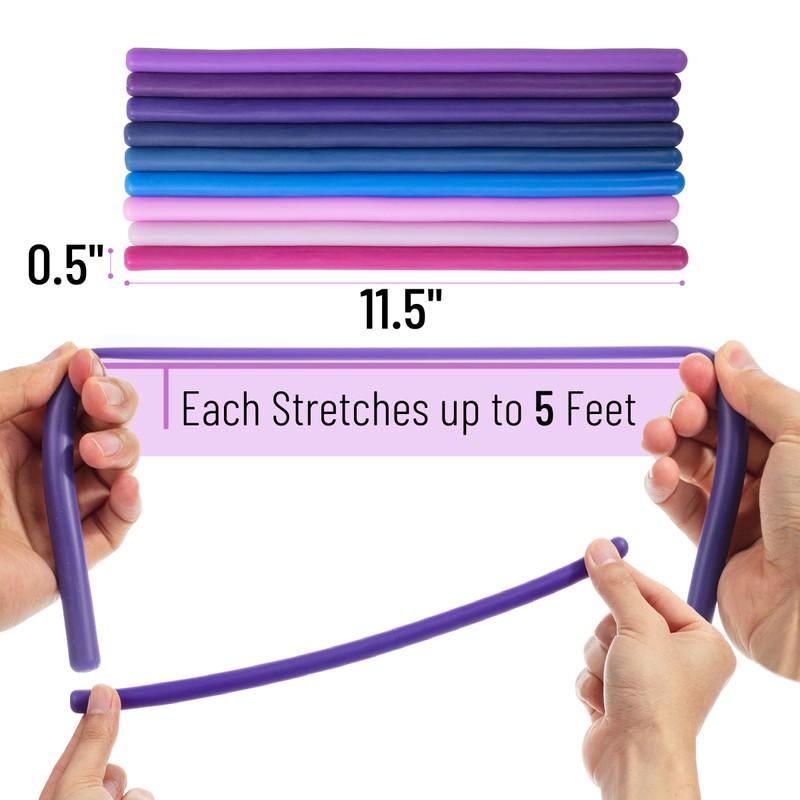 Mr. Pen- Monkey Noodles Fidget Toy, 9 Pack, Magic Castel