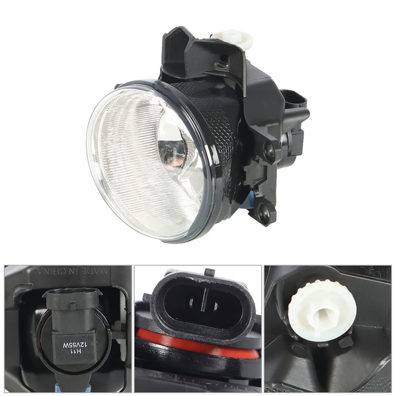 Silscvtt 2Pcs Fog Lights Replacement for 2014-2021 Tundra Clear Lens