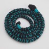 DreadLab - Bendable Spiral Dread Ties (60cm, Black with Blue