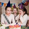 LHPYQ It's My16th Birthday Sliver Sash - Sparkling Sweet Sixteen