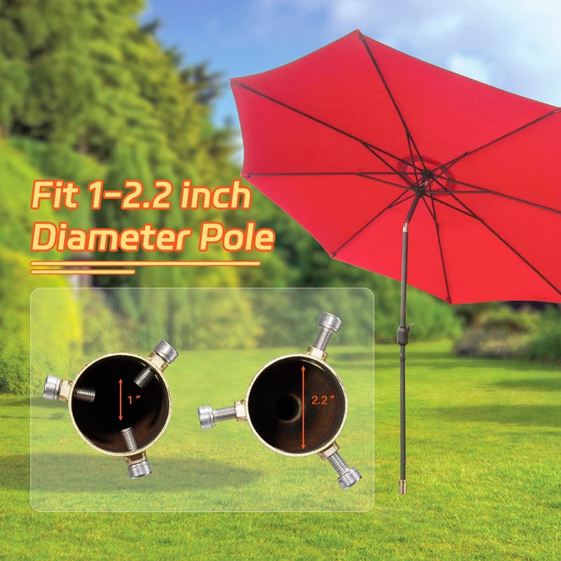 FactionGarden Beach Umbrella Sand Anchor, 2 Pack Heavy Duty Umbrella