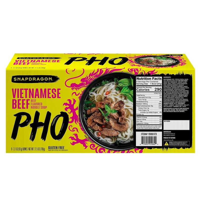 Snapdragon Vietnamese Pho Bowls (9 X 2.1 Oz)Total Net Wt