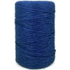 Leecogo Royal Blue 2.5mm Jute Twine 328 Feet Heavy Duty