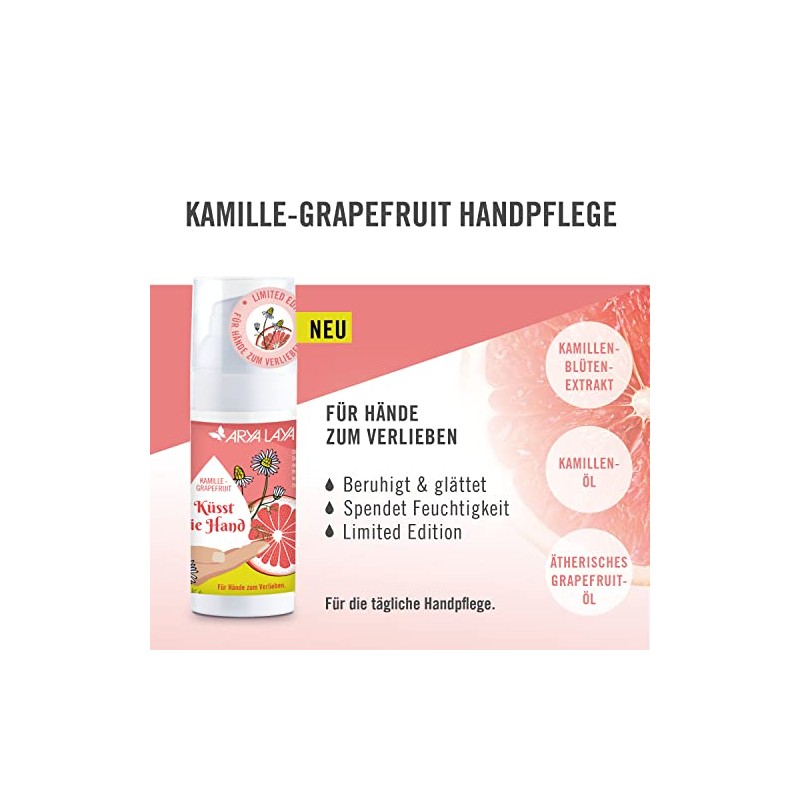 ARYA LAYA Chamomile Grapefruit Hand Care Kiss the Hand |
