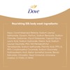Dove Nourishing Silk Body Wash microbiome-gentle for softer, smoother skin