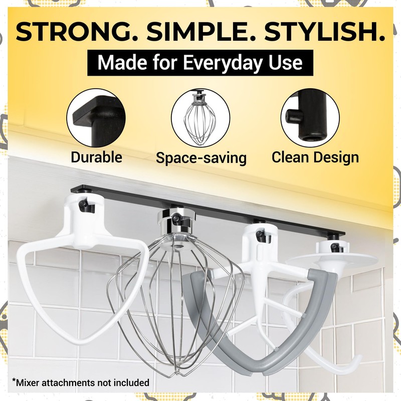 Stand Mixer Attachment Holder Compatible with All Kitchen Aid Mixer