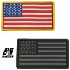 NcSTAR CVUSAP3029 Tactical PVC Hook and Loop USA Morale Flag